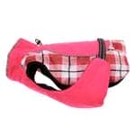 Alpine All Weather Dog Coat - Raspberry Plaid - by Doggie Design