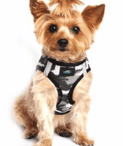 American River Dog Harness Camo - Grey - by Doggie Design
