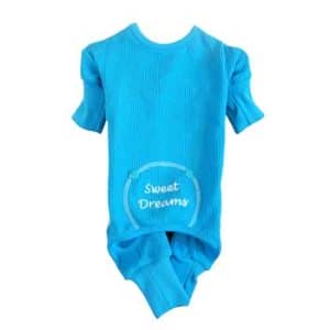 Sweet Dreams Thermal Pajamas Blue - by Doggie Design