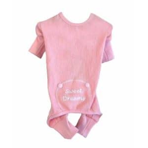 Sweet Dreams Thermal Pajamas Pink - by Doggie Design