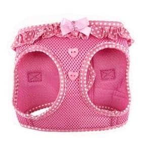 American River Dog Harness Pink Polka Dot - by Doggie Design