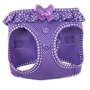 American River Dog Harness Purple Polka Dot - by Doggie Design