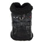Top Dog Flight Harness Coat by Doggie Design - Black