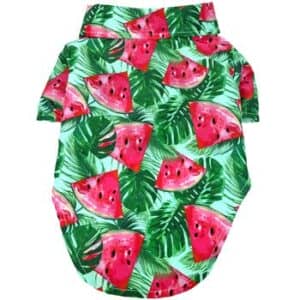 Hawaiian Camp Shirt - Juicy Watermelon - by Doggie Design