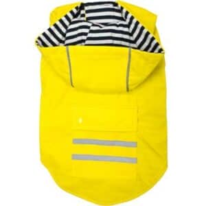 Slicker Raincoat with Striped Lining - Yellow - by Doggie Design
