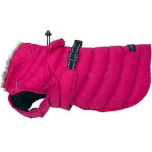 Alpine Extreme Weather Puffer Coat - Pink Peacock- by Doggie Design