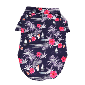 Colorful Hawaiian shirt for dogs