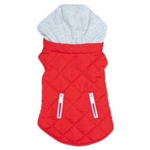 Weekender Dog Sweatshirt Hoodie - Red - by Doggie Design